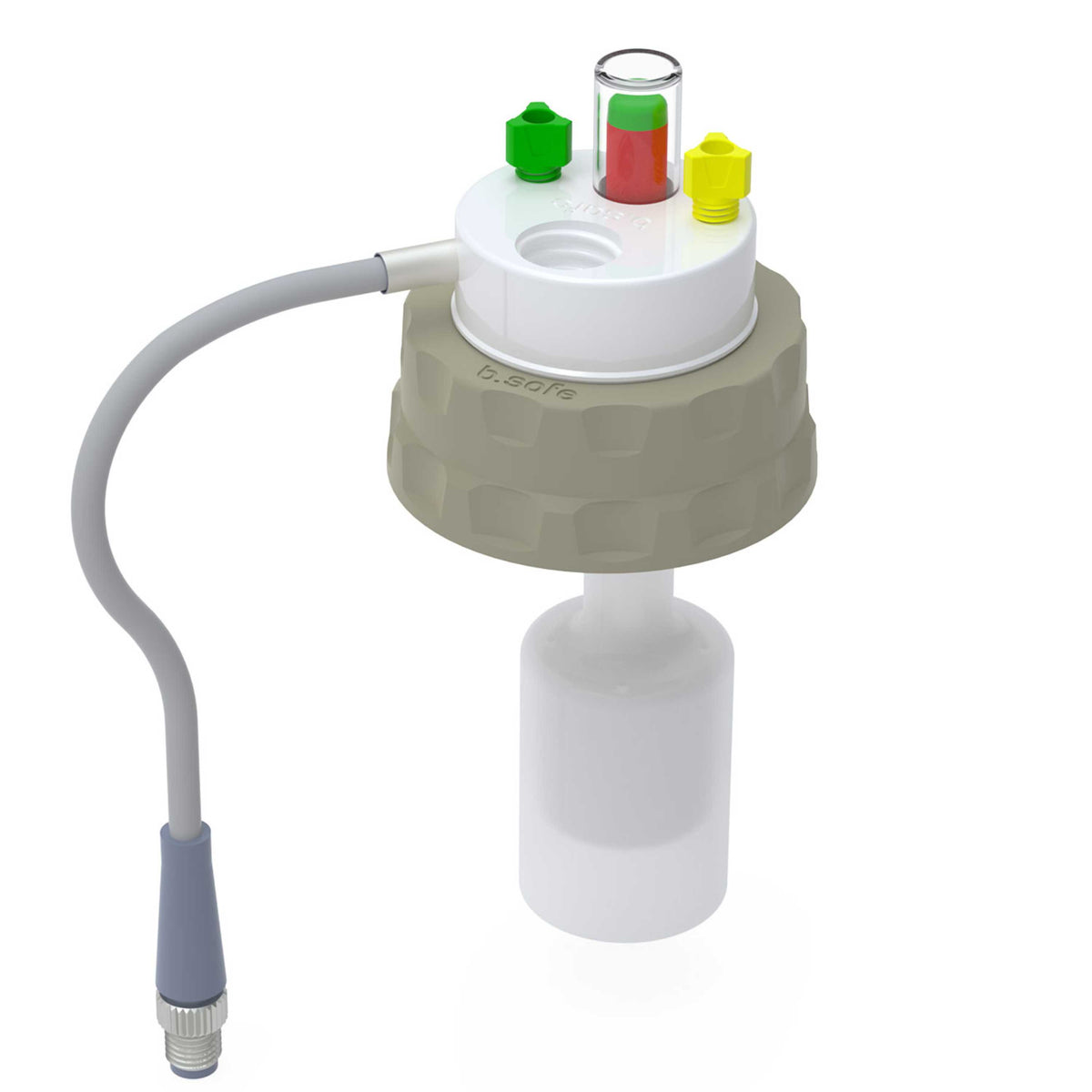 b.safe Control Waste Caps S51 (2x UNF1/4", 1x GL14 ) (PTFE/PP )
