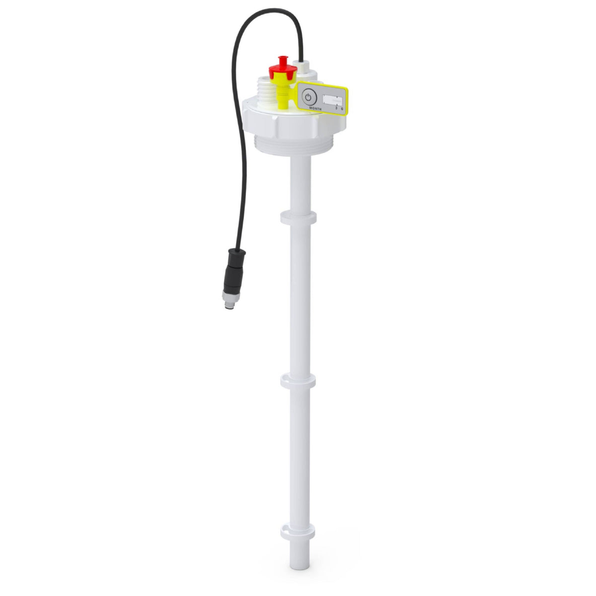 b.safe HPLC Eluent Control Cap (G2", 1xUNF1/4", 1xGL14, 1xGL18 ) (PTFE/PTFE-GF )