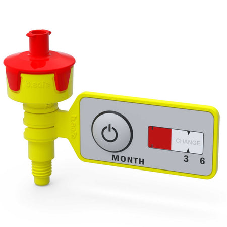 b.safe Air Valve (UNF 1/4", (PU=100 pcs.) ) (PP )