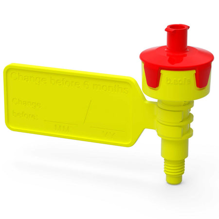 b.safe Air Valve (UNF 1/4", (PU=100 pcs.) ) (PP )