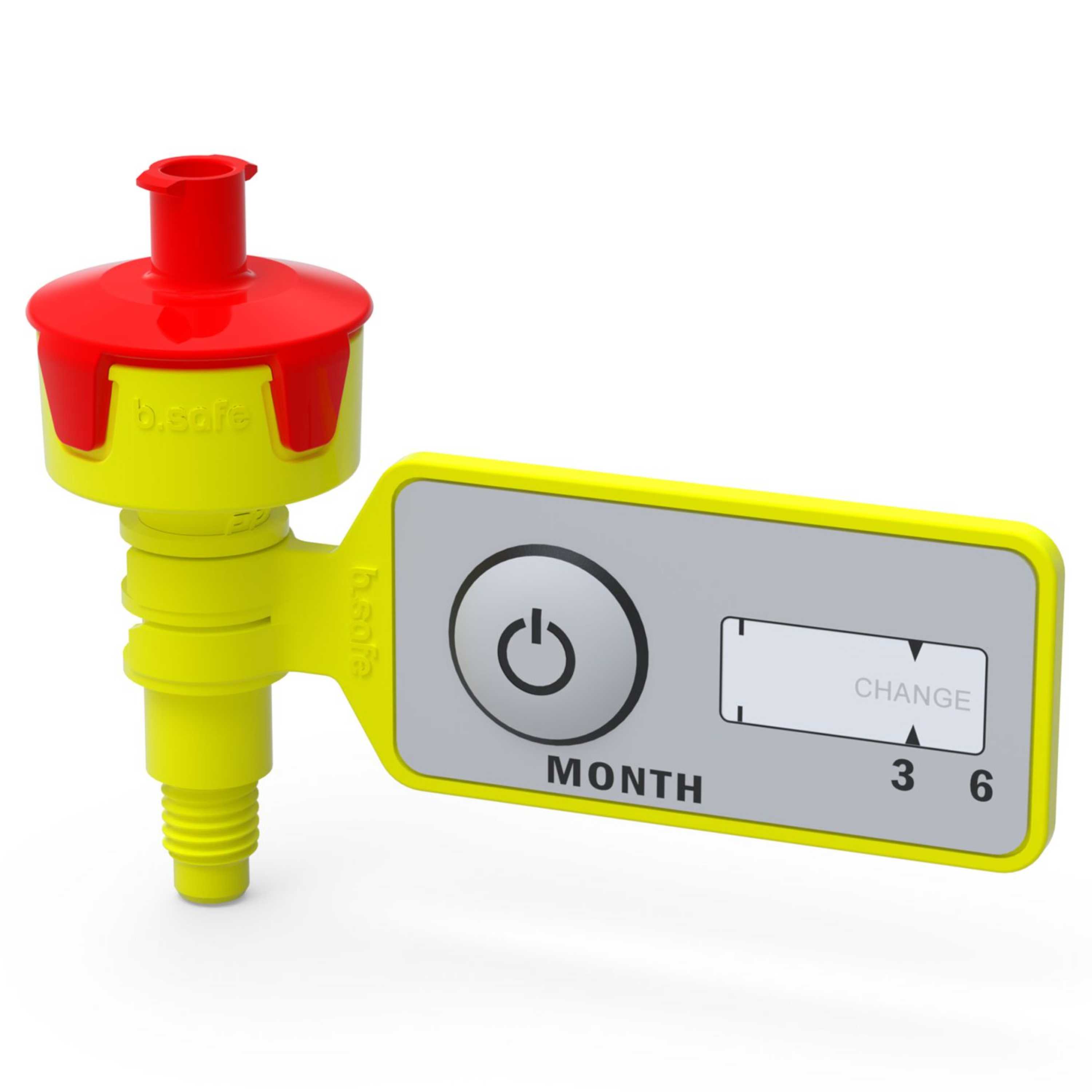 b.safe Air Valve (UNF 1/4", (PU=100 pcs.) ) (PP )