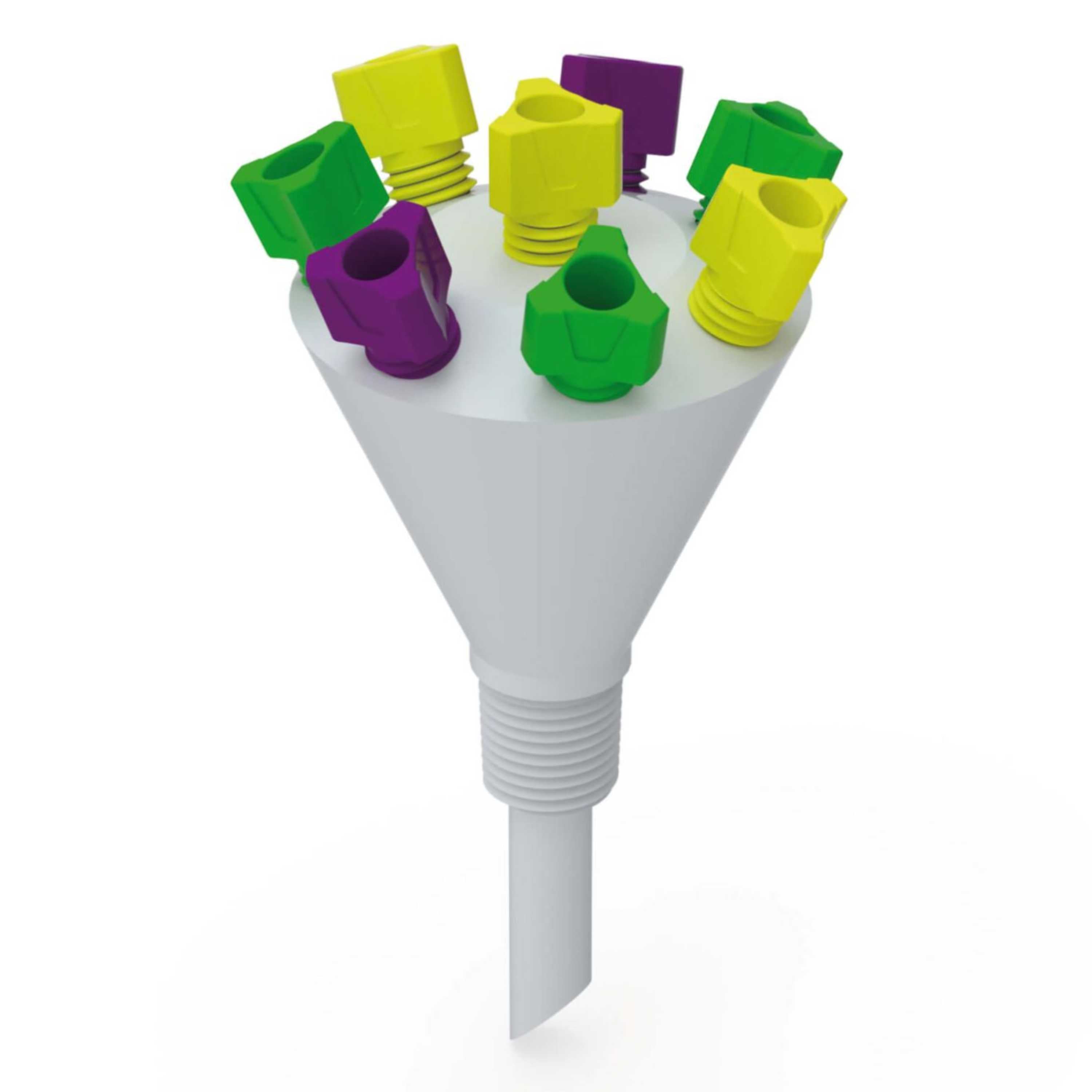 b.safe Multiport (NPT 1/8", 8x UNF 1/4" ) (PTFE )