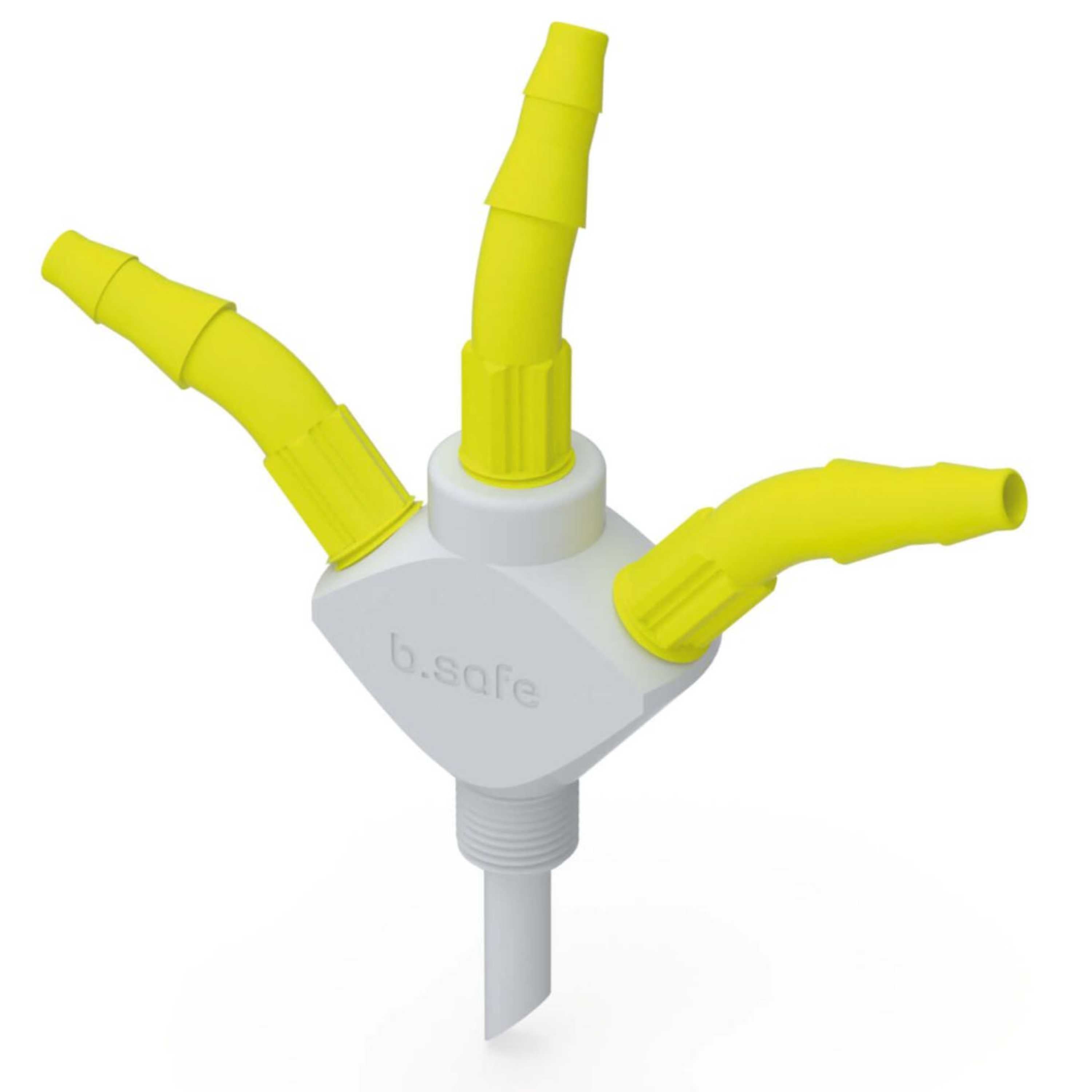 b.safe Multiport (NPT 1/8" (m), 3x NPT 1/8" (f) ) (PTFE )