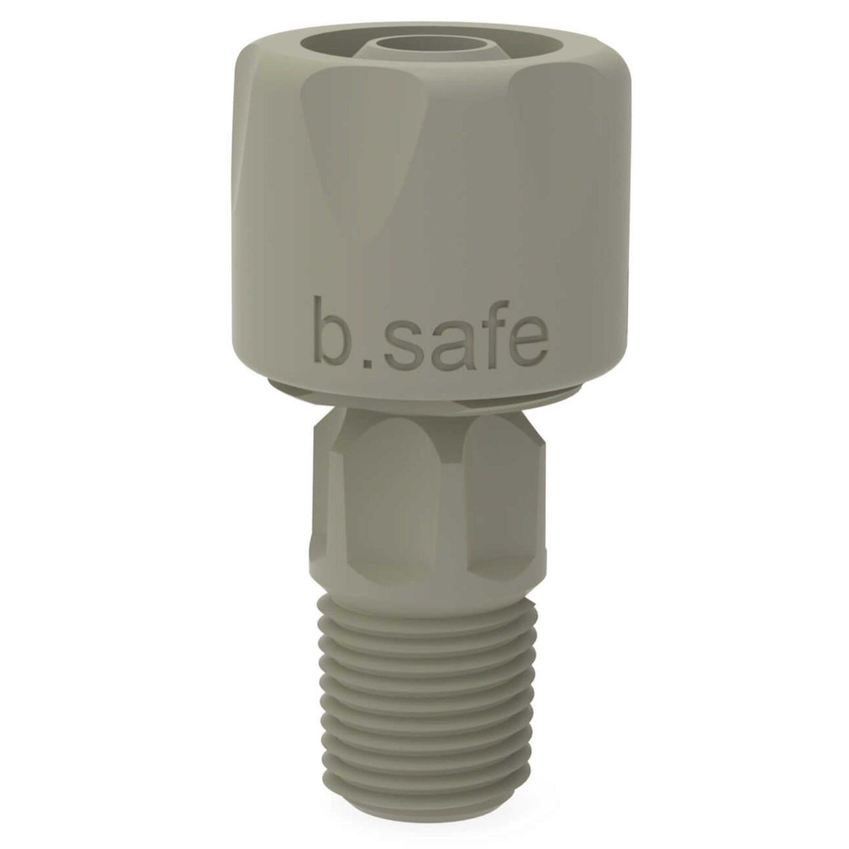 b.safe Corrugated Tubing Coupling (Ø 6,5 mm, NPT 1/8" ) (PP )