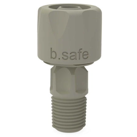 b.safe Corrugated Tubing Coupling (Ø 6,5 mm, NPT 1/8" ) (PP )