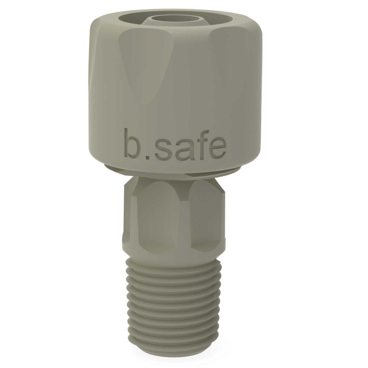 b.safe Corrugated Tubing Coupling (Ø 8,5 mm, NPT 1/8" ) (PP )