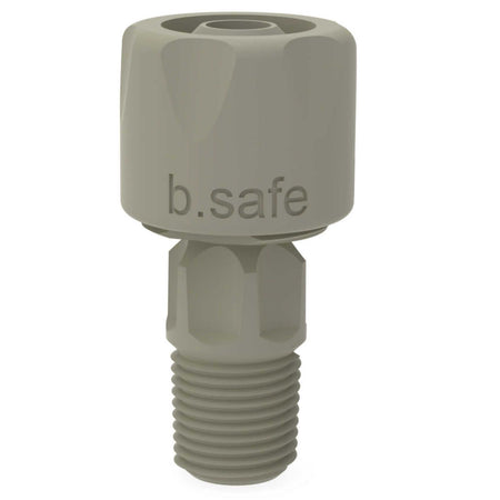 b.safe Corrugated Tubing Coupling (Ø 8,5 mm, NPT 1/8" ) (PP )