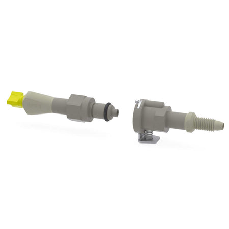 b.safe Quick Couplings (1x UNF 1/4" (f), 1xUNF 1/4" (m) ) (PP ) - Bio Lab Consumables - b.safe - MSE Supplies