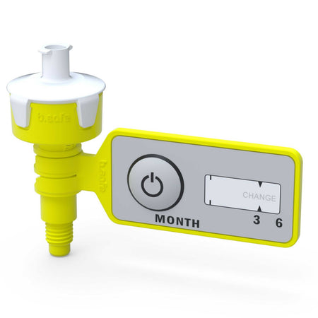 b.safe Air Valve UHPLC (UNF 1/4", (PU=2 pcs.) ) (PP )