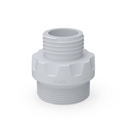 b.safe Adaptors for Caps GL45 (GL45 (m) - G2"/BSP2" (m) ) (PTFE )