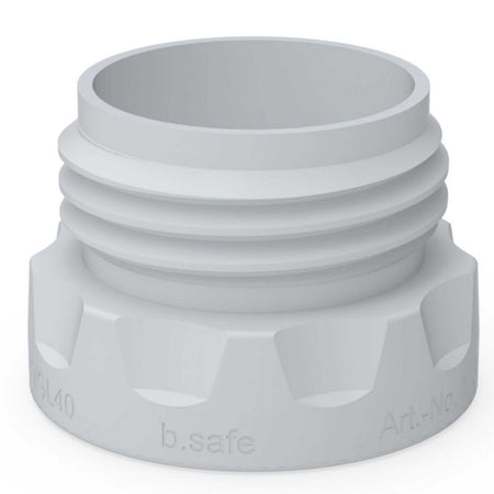 b.safe Adaptor for Caps S40 (S40 (m) - GL45 (f) ) (PTFE )