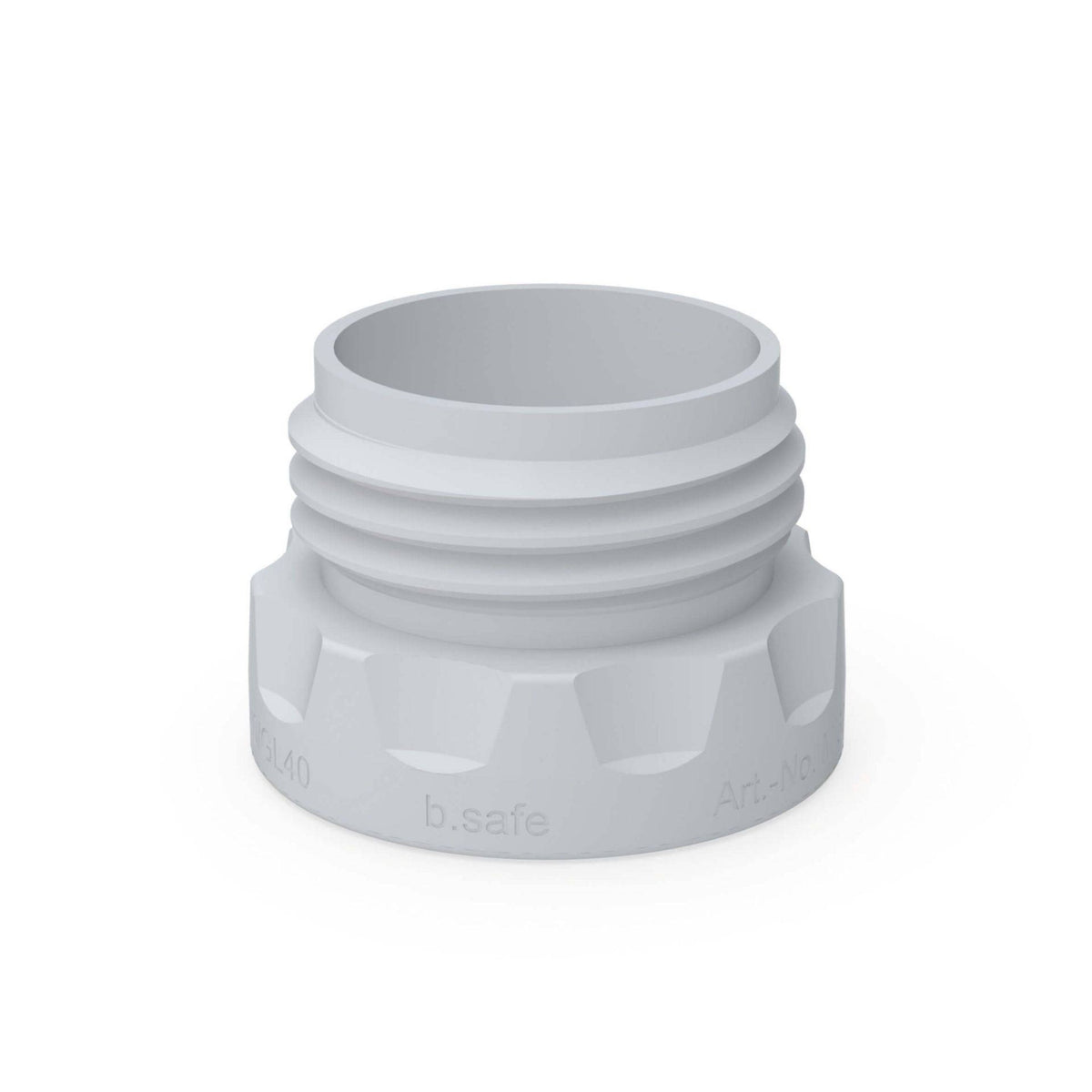 b.safe Adaptor for Waste Caps S 55 (S55 (m) - S51 (f) ) (PTFE )