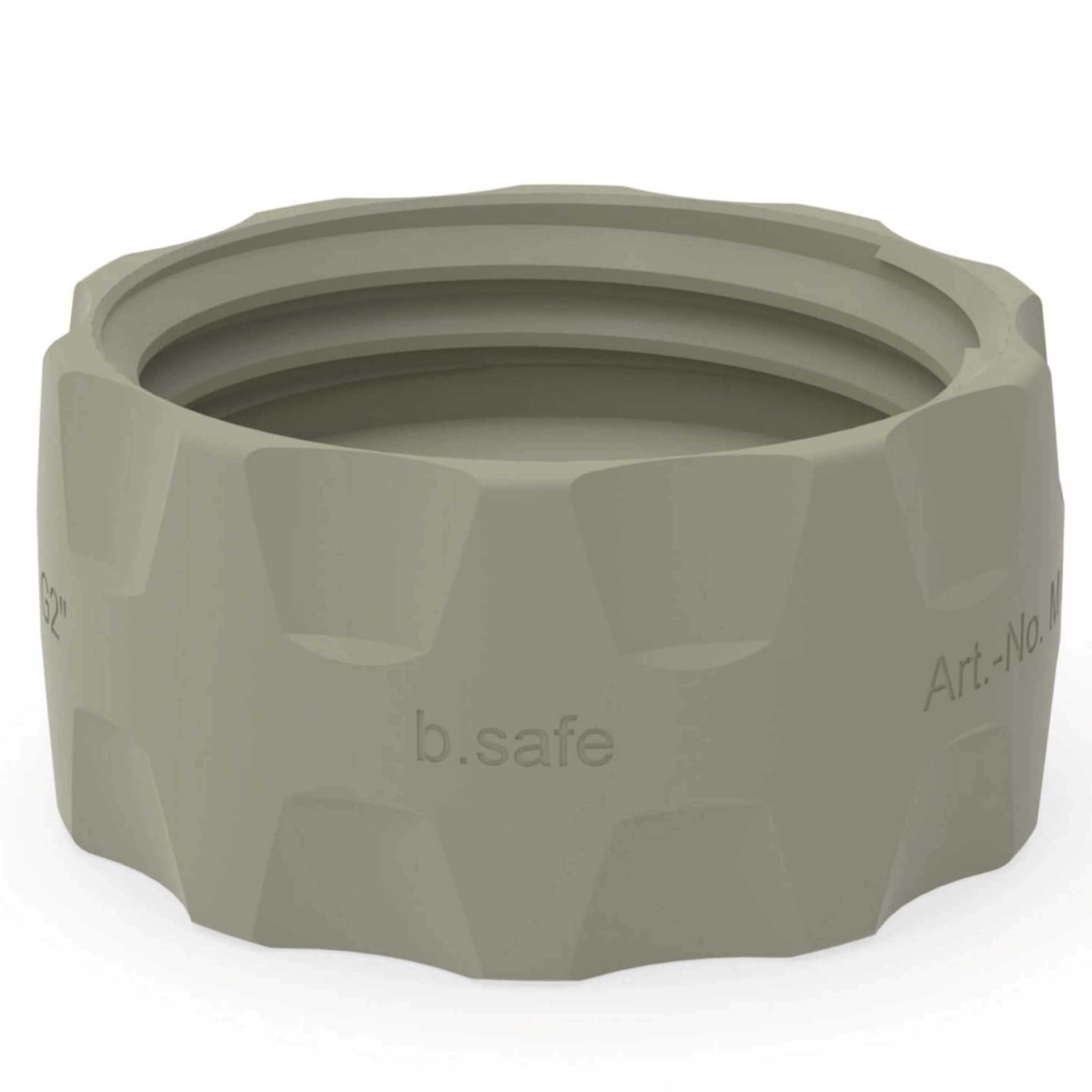 b.safe Adaptor for Waste Caps with Barrel Thread (G 2"/BSP2" (f) - S55 (f) ) (PP )
