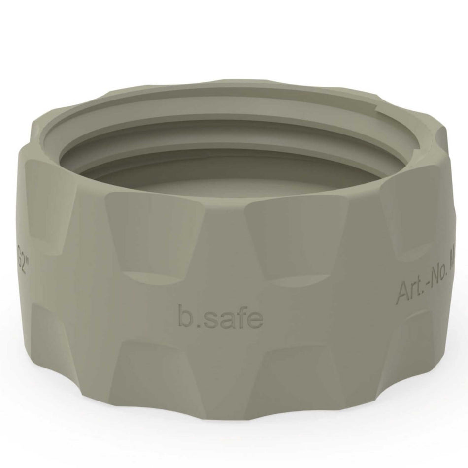 b.safe Adaptor for Waste Caps with Barrel Thread (G 2"/BSP2" (f) - S55 (f) ) (PP )