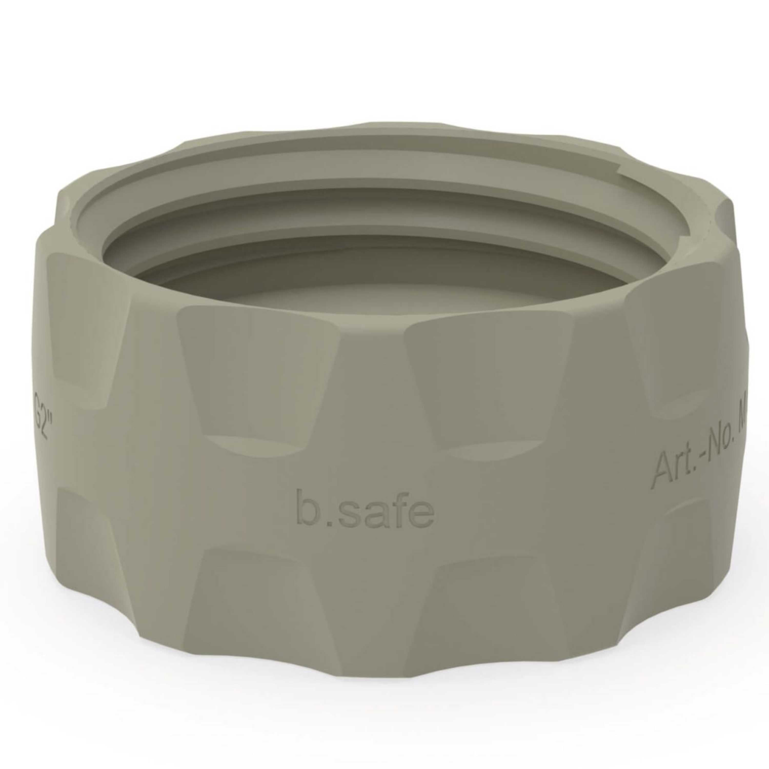 b.safe Adaptor for Waste Caps with Barrel Thread (G 2"/BSP2" (f) - S70/71 (f) ) (PP )