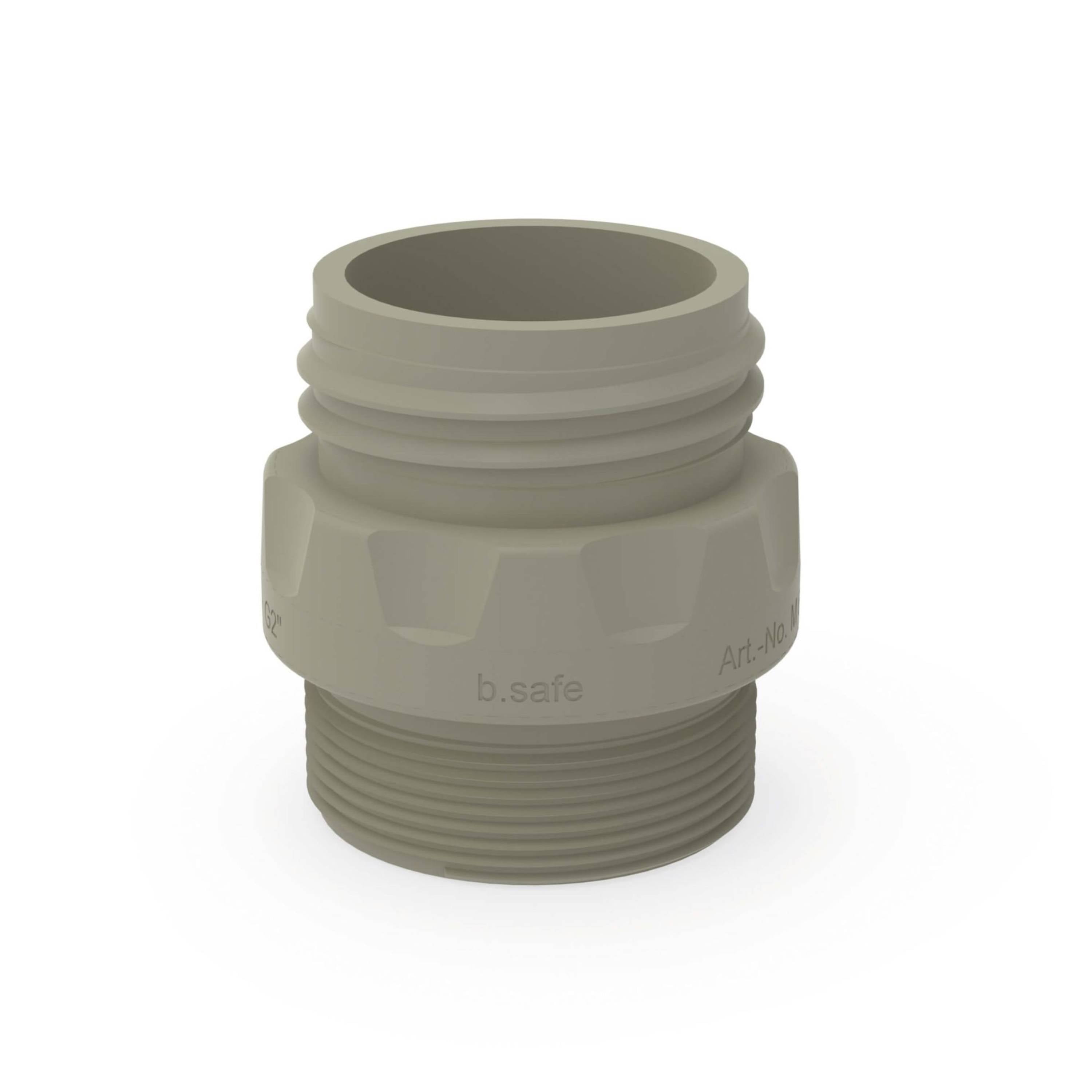 b.safe Adaptor for Waste Caps S 60/61 (S60/61 (m) - S51 (f) ) (PE-EX )