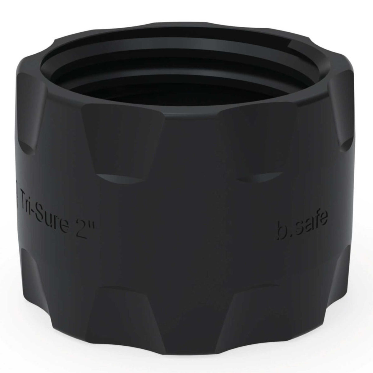 b.safe Adaptor for Waste Caps with Barrel Thread (Tri-Sure 2" (f) - S60/61 (f) ) (PE-EX )