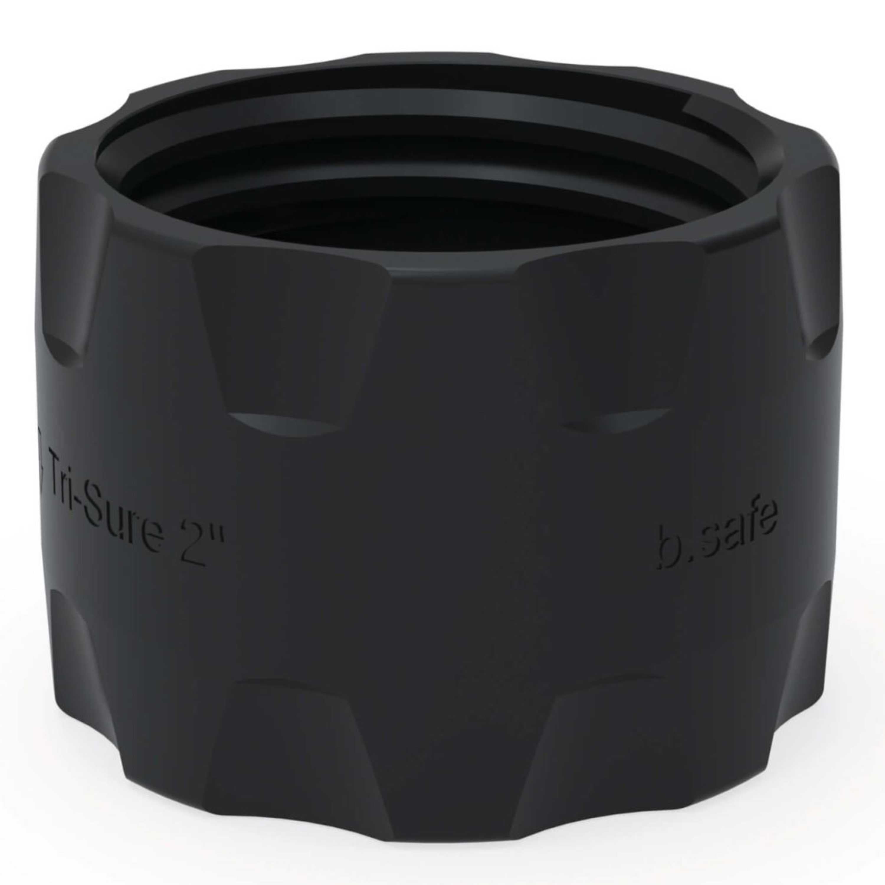 b.safe Adaptor for Waste Caps with Barrel Thread (Tri-Sure 2" (f) - S60/61 (f) ) (PE-EX )