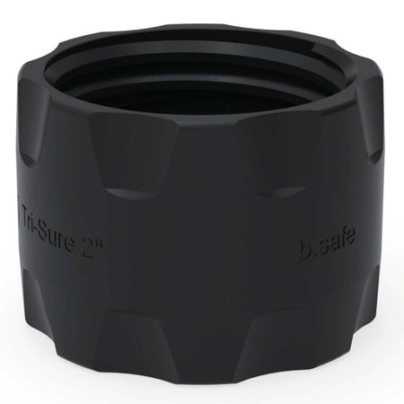 b.safe Adaptor for Waste Caps with Barrel Thread (Tri-Sure 2" (f) - S60/61 (f) ) (PE-EX )