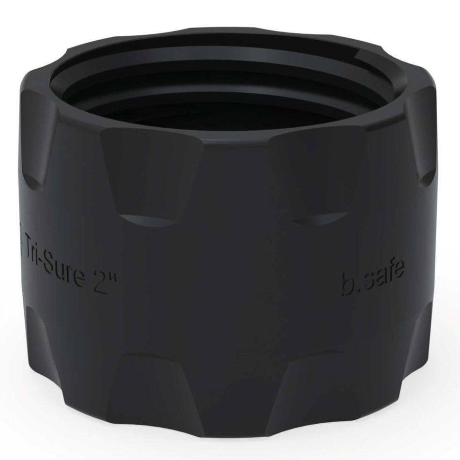 b.safe Adaptor for Waste Caps with Barrel Thread (Tri-Sure 2" (f) - S60/61 (f) ) (PE-EX )