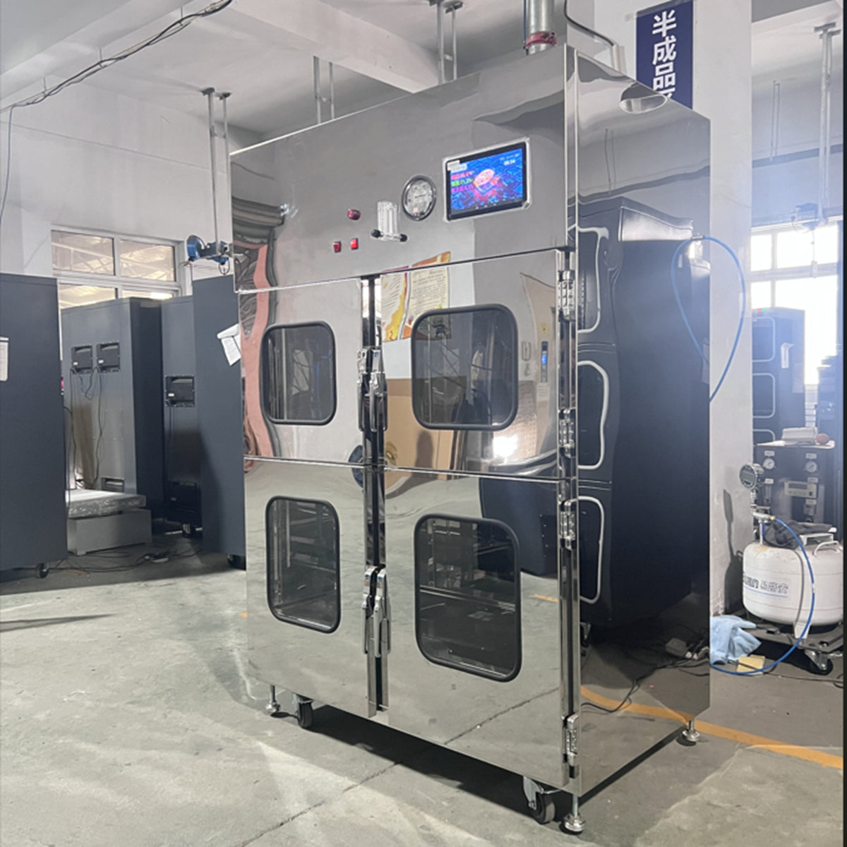 MSE PRO 1-60%RH 1115L Stainless Steel Nitrogen Wafer Stoarge Cabinet - Wafer Carrier Cases - MSE Supplies LLC - MSE Supplies