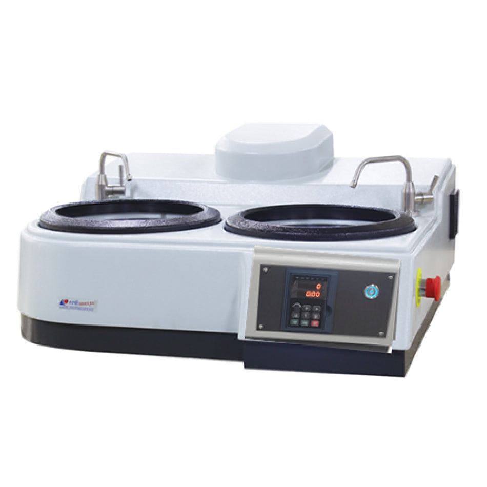 MSE PRO Dual-Disc Metallographic Grinding and Polishing Machine (250 mm) - Metallographic Machines - MSE Supplies LLC - MSE Supplies