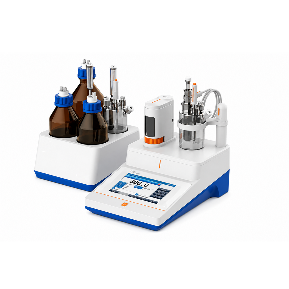 MSE PRO KFT-50VC Volumetric & Coulometric Karl Fischer Titrator, 110V/60Hz