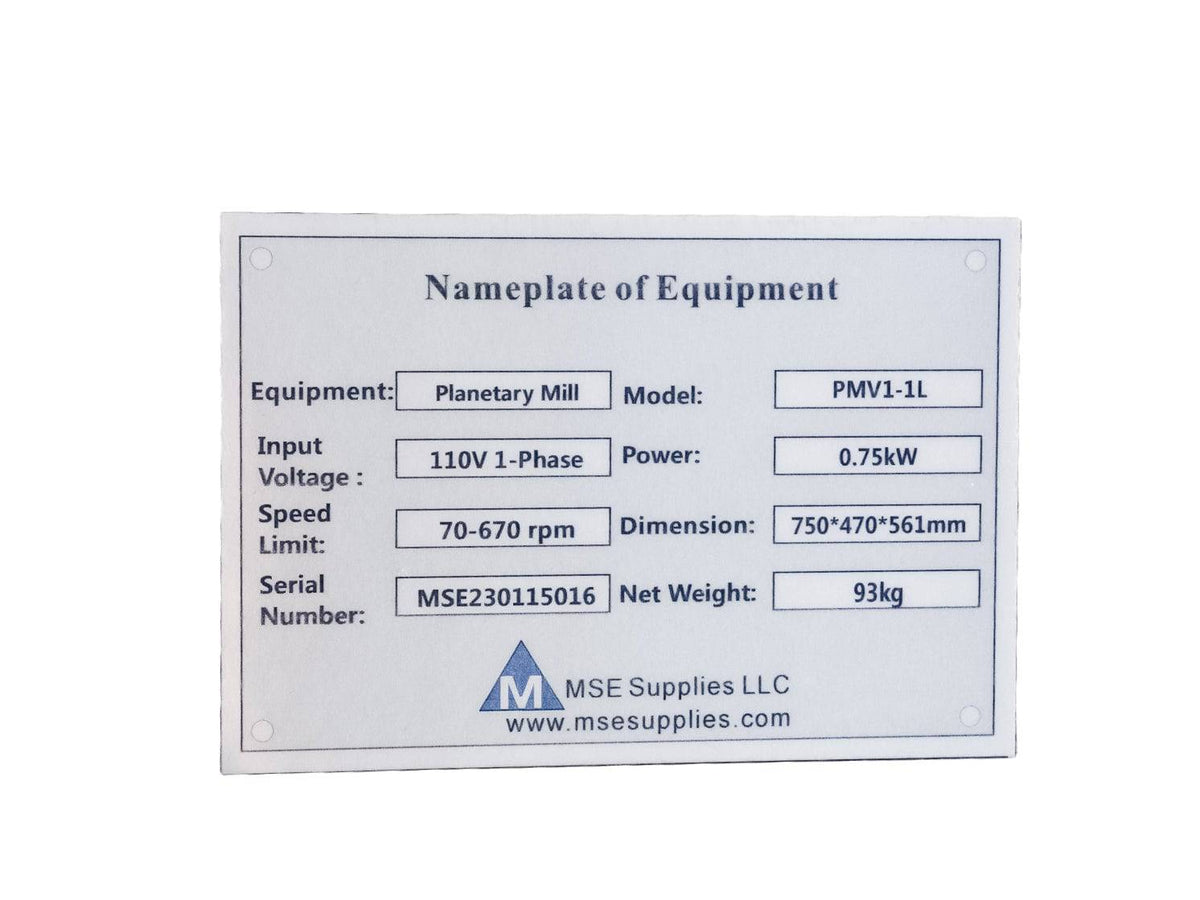 MSE PRO Vertical Planetary Ball Mill with Compact Design, Ball Mills, MSE Supplies LLC, MSE Supplies