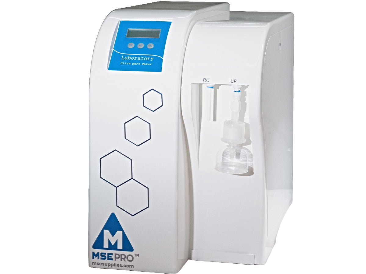 MSE PRO Low Total Organic Carbon (TOC) Ultra-Pure Water Filtration System, Water Filtration Systems, MSE Supplies LLC, MSE Supplies