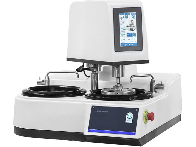 MSE PRO Advanced Metallographic Dual Disc Dual Control Center, Multi-point Loading Switchable Automatic Grinder/Polisher, Metallographic Machines, MSE Supplies LLC, MSE Supplies