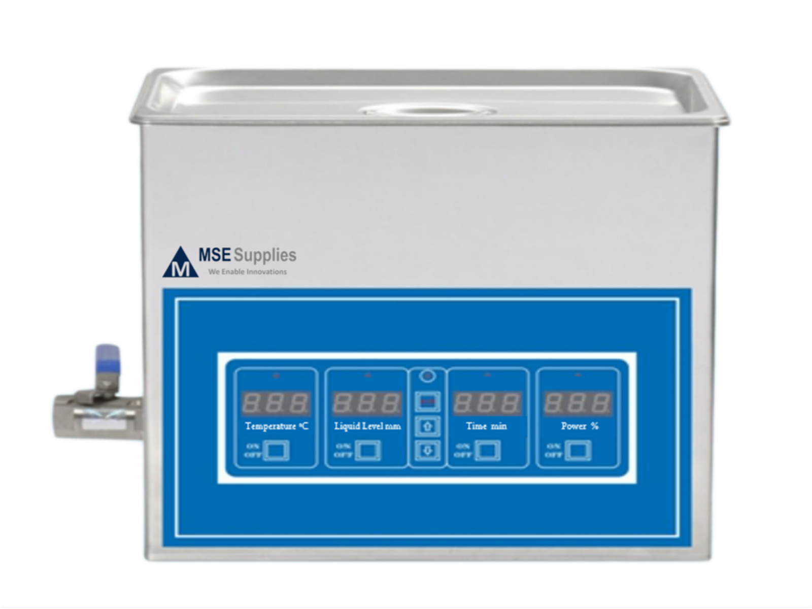 MSE PRO 10L CNC Ultrasonic Cleaner with Heater, 40kHz, 250W Ultrasonic Power, Ultrasonic Baths, MSE Supplies LLC, MSE Supplies