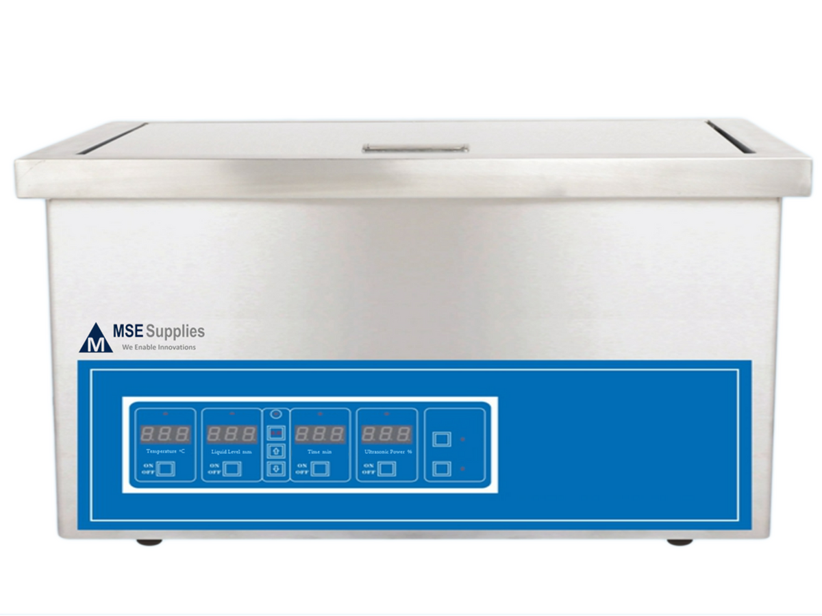 MSE PRO 27L CNC Ultrasonic Cleaner with Heater, 40kHz, 500W Ultrasonic Power, Ultrasonic Baths, MSE Supplies LLC, MSE Supplies