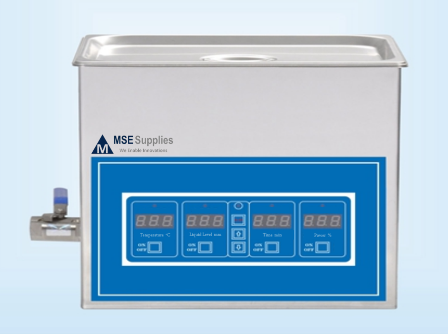 MSE PRO High Frequency Ultrasonic Cleaner with Heater, 6L, 80kHz MSE