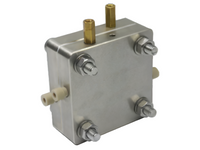 1cm² AEM Electrolyzer Hardware - Serpentine Flow Field, Ni + Ni End Plate, Electrochemical Products, MSE Supplies LLC, MSE Supplies