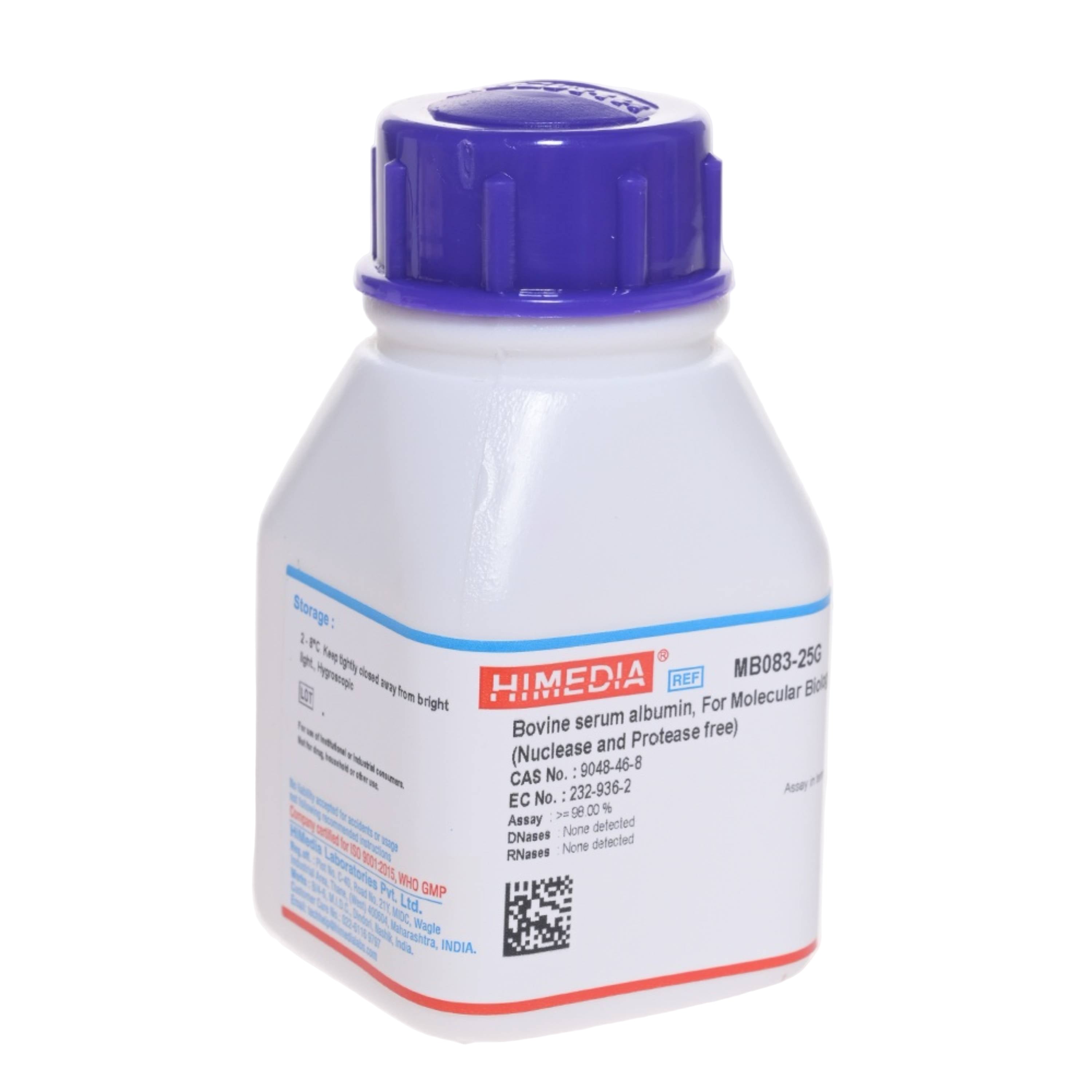 HIMEDIA Bovine serum albumin For Molecular Biology 100G, 25G, 500G, 5G
