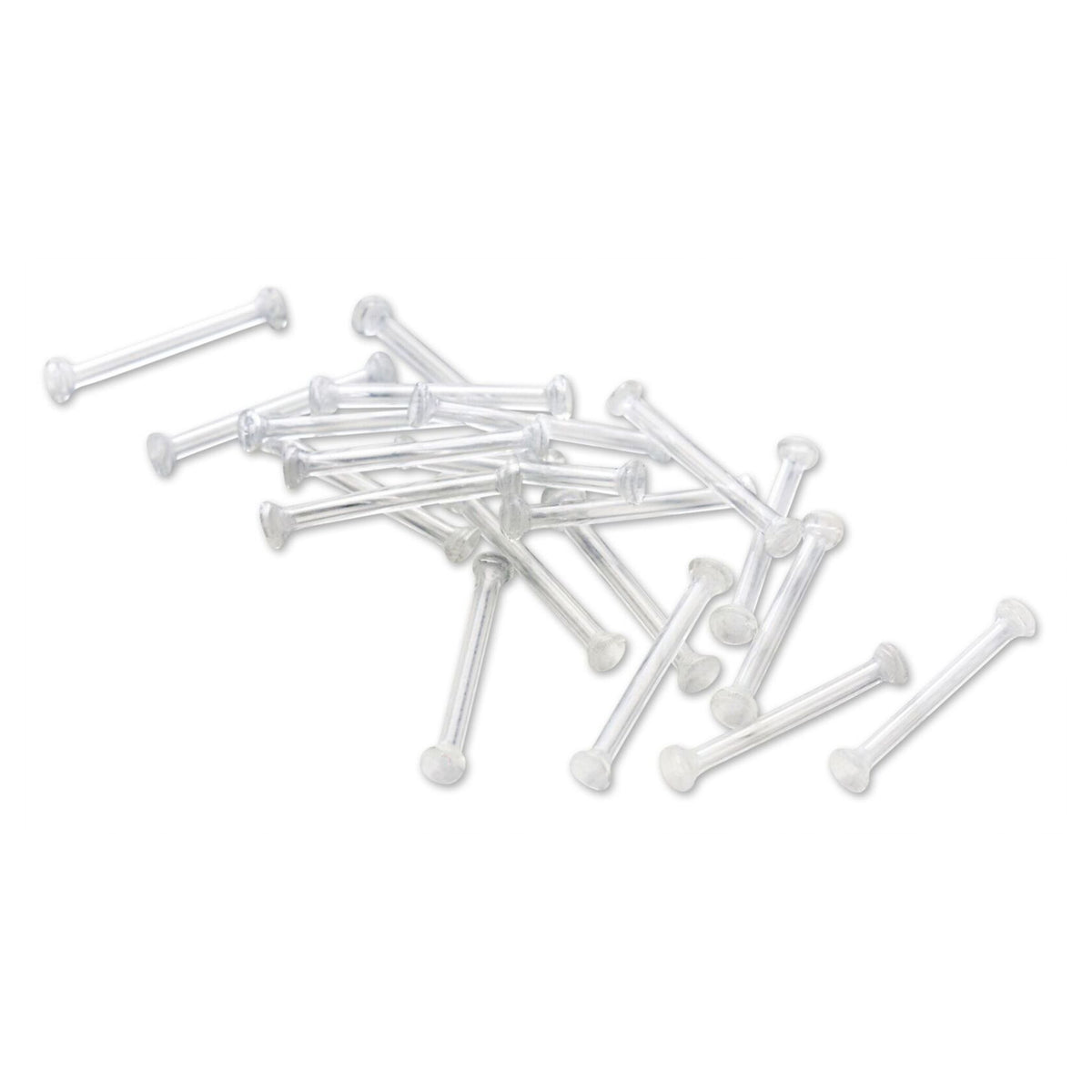 BASi Flanged Tubing Connectors - Clear, 20/pack - Animal Studies - BASi - MSE Supplies