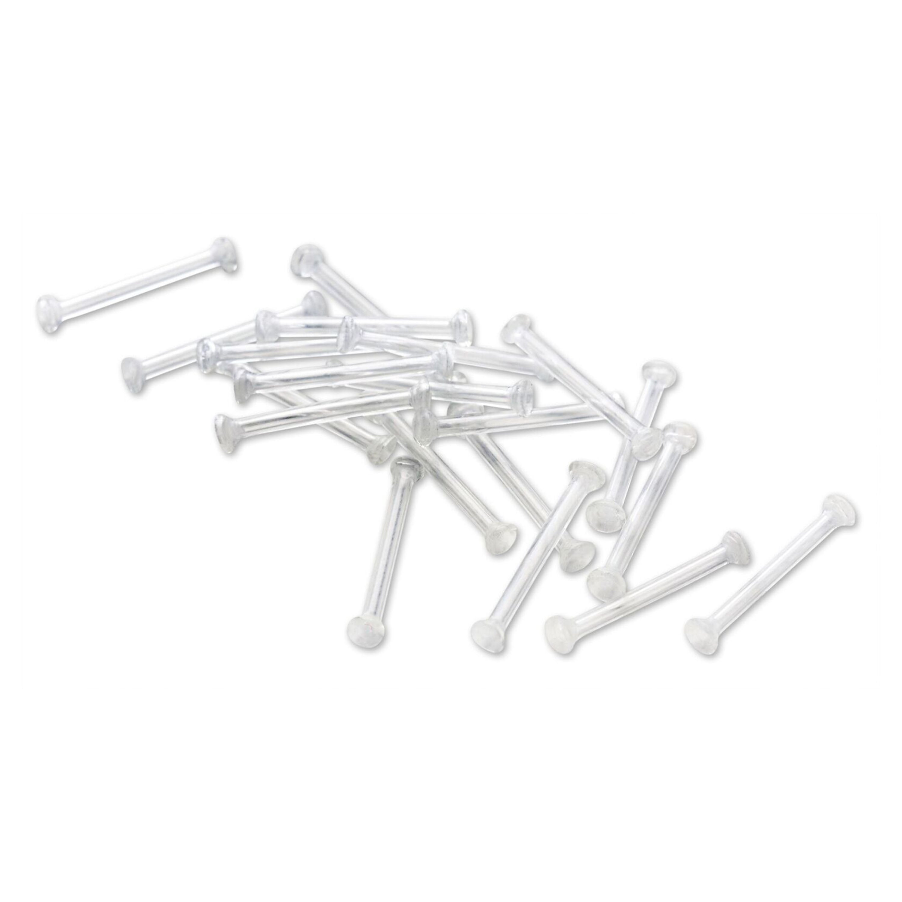 BASi Flanged Tubing Connectors - Clear, 20/pack - Animal Studies - BASi - MSE Supplies