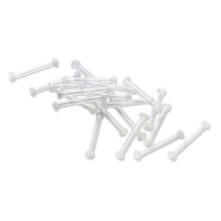 BASi Flanged Tubing Connectors - Clear, 20/pack - Animal Studies - BASi - MSE Supplies