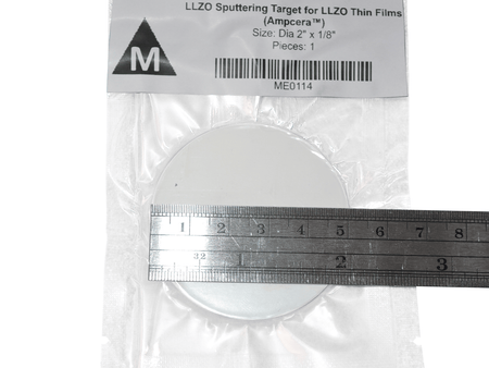 MSE PRO Solid Electrolyte, Ta-doped LLZO Sputtering Target for LLZO Thin Films, Sputtering Targets, MSE Supplies LLC, MSE Supplies