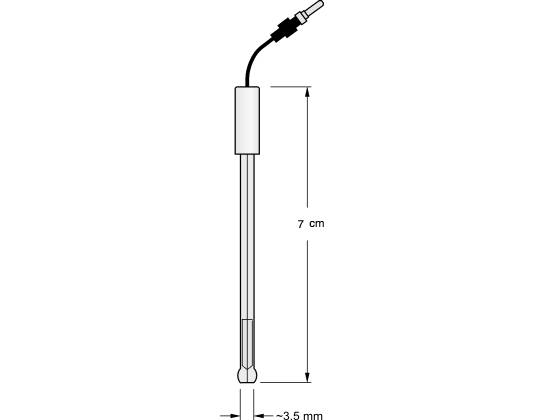 BASi Carbon Microelectrode - 11 µm (8 – 13 µm) Diameter, Electrochemical Products, BASi, MSE Supplies