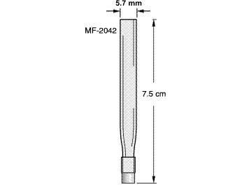 BASi Reference Electrode Glass Body and CoralPor Membrane, Electrochemical Products, BASi, MSE Supplies