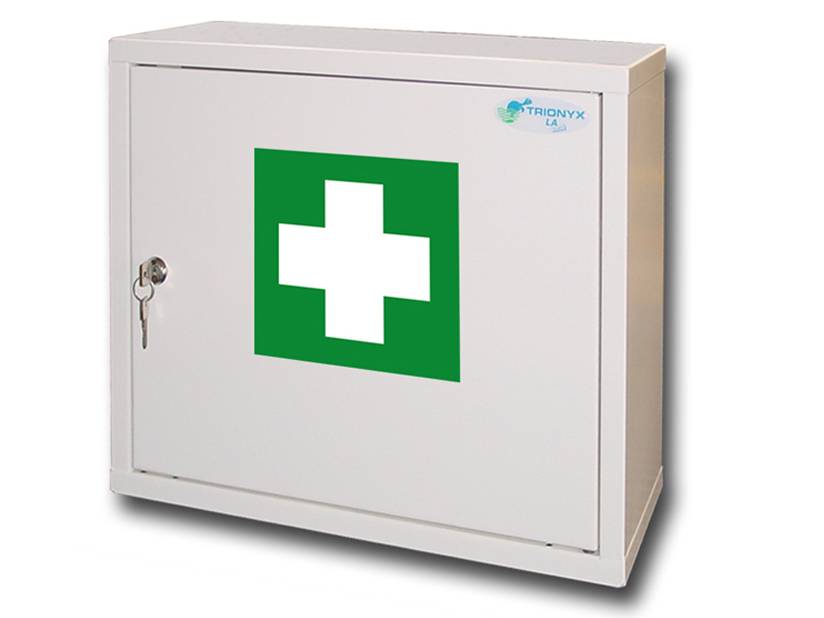 Ecosafe Wall-Mounted Medicine Cabinet - 2 Shelves - MSE Supplies LLC