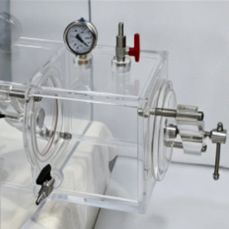 MSE PRO Refurbished 173L Laboratory Two Port Acrylic Glove Box (700W x 450D x 500H mm) (GB0020) - Science & Laboratory - MSE Supplies LLC - MSE Supplies