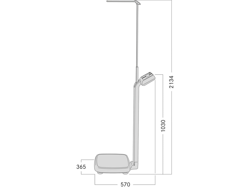 Kern Personal Floor Scale MPE 250K100HM, Balances and Scales, Kern, MSE Supplies