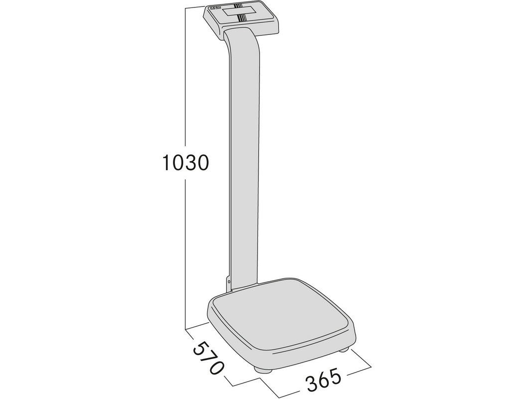 Kern Personal Floor Scale MPE 250K100PM, Balances and Scales, Kern, MSE Supplies