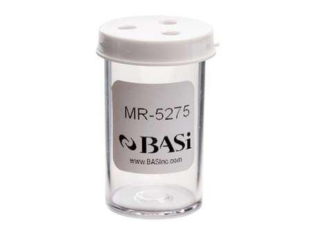 BASi Reference Electrode Storage Vial with Cap, Electrochemical Products, BASi, MSE Supplies