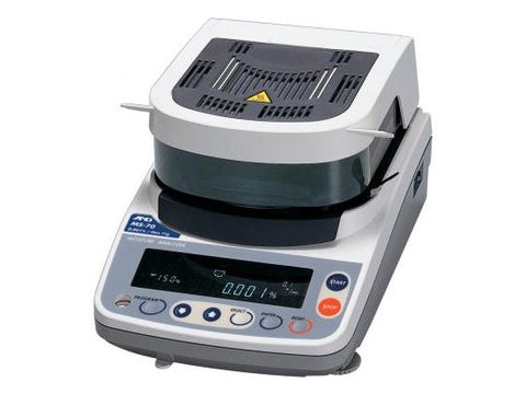 A&D Weighing Moisture Analyzer, 71g x 0.0001g (0.001/0.01/0.1% Moisture Content)