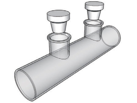 MSE PRO Cylinder Type Cuvettes With Stopper, 100mm Path Length, Optical Glass (340nm-2500nm), Laboratory Spectrometers and Spectrophotometers, MSE Supplies LLC, MSE Supplies
