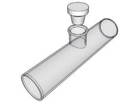 MSE PRO Cylinder Type Cuvettes With Stopper, 100mm Path Length, Optical Glass (340nm-2500nm), Laboratory Spectrometers and Spectrophotometers, MSE Supplies LLC, MSE Supplies