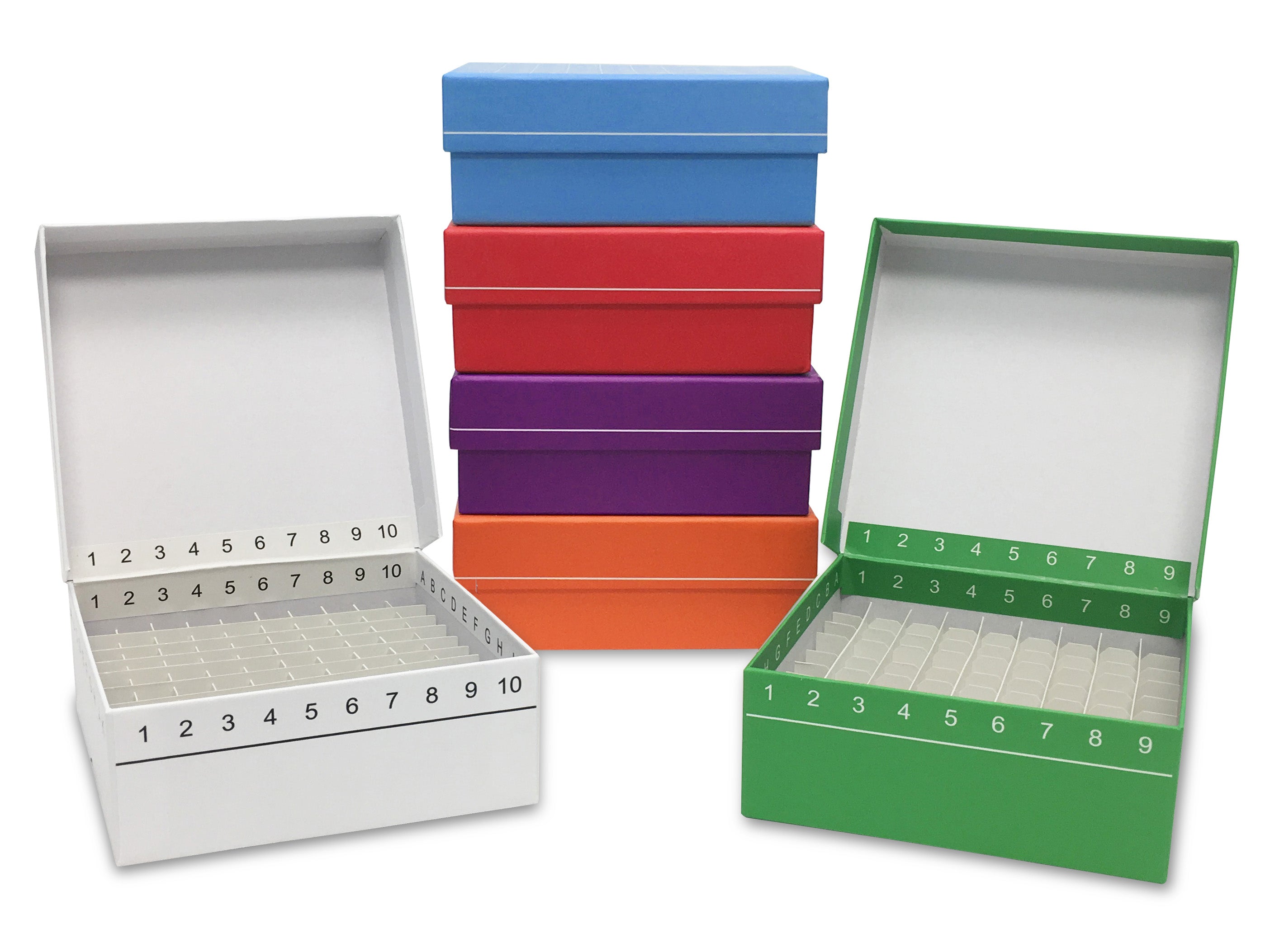 MSE PRO FlipTop™ Hinged Cardboard Freezer Boxes, Cryogenic Storage, MSE Supplies LLC, MSE Supplies